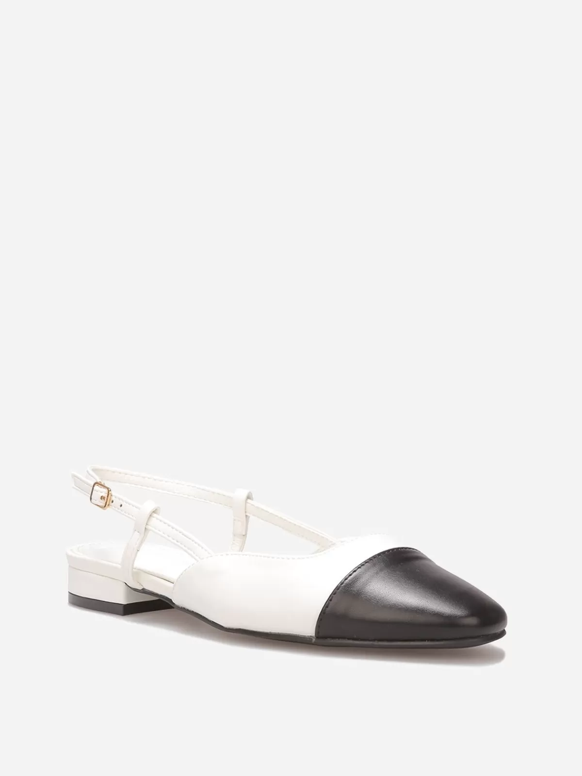 La Modeuse Business Collection | Slingback*Ballerines slingback à bout contrastant