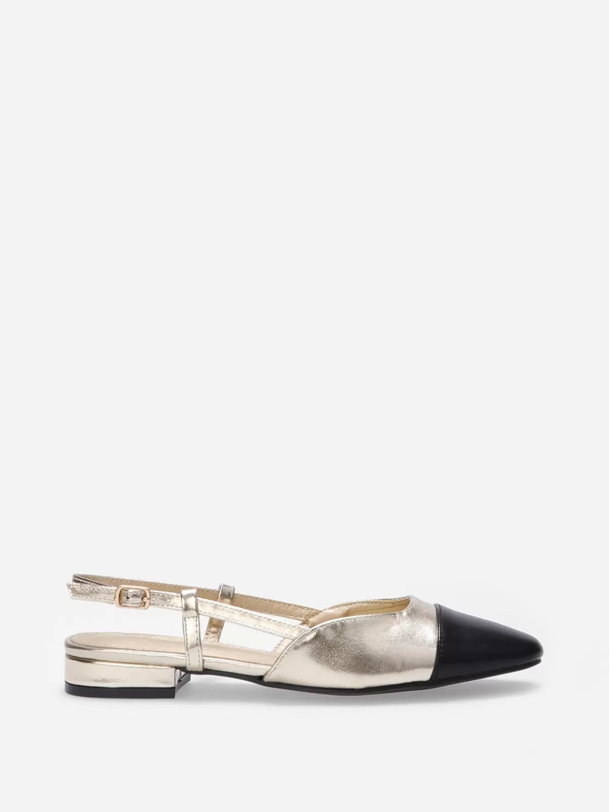 La Modeuse Business Collection | Slingback*Ballerines slingback à bout contrastant