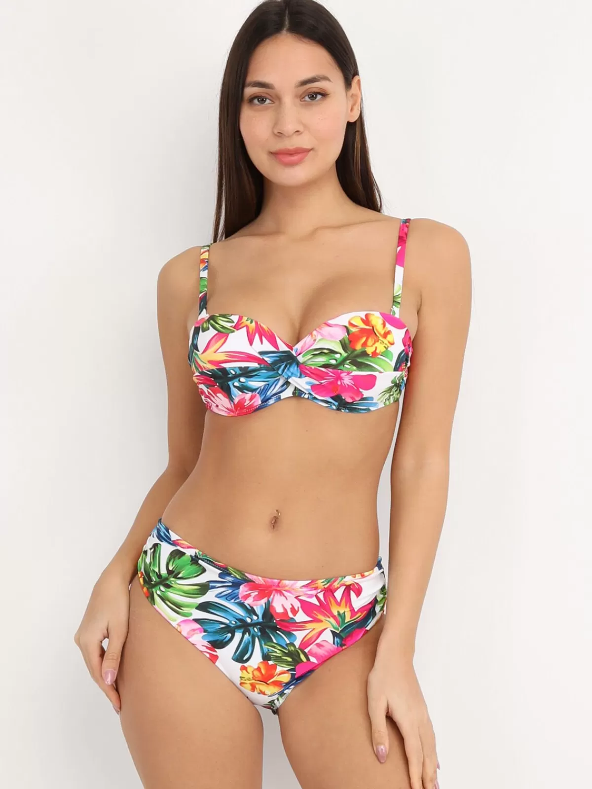 La Modeuse Maillots De Bain | Grandes Tailles (44 Et +)*Bikini à imprimé tropical