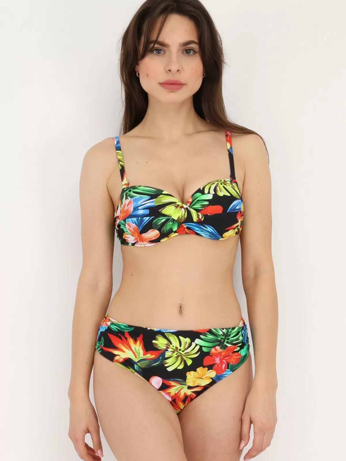 La Modeuse Maillots De Bain | Grandes Tailles (44 Et +)*Bikini à imprimé tropical