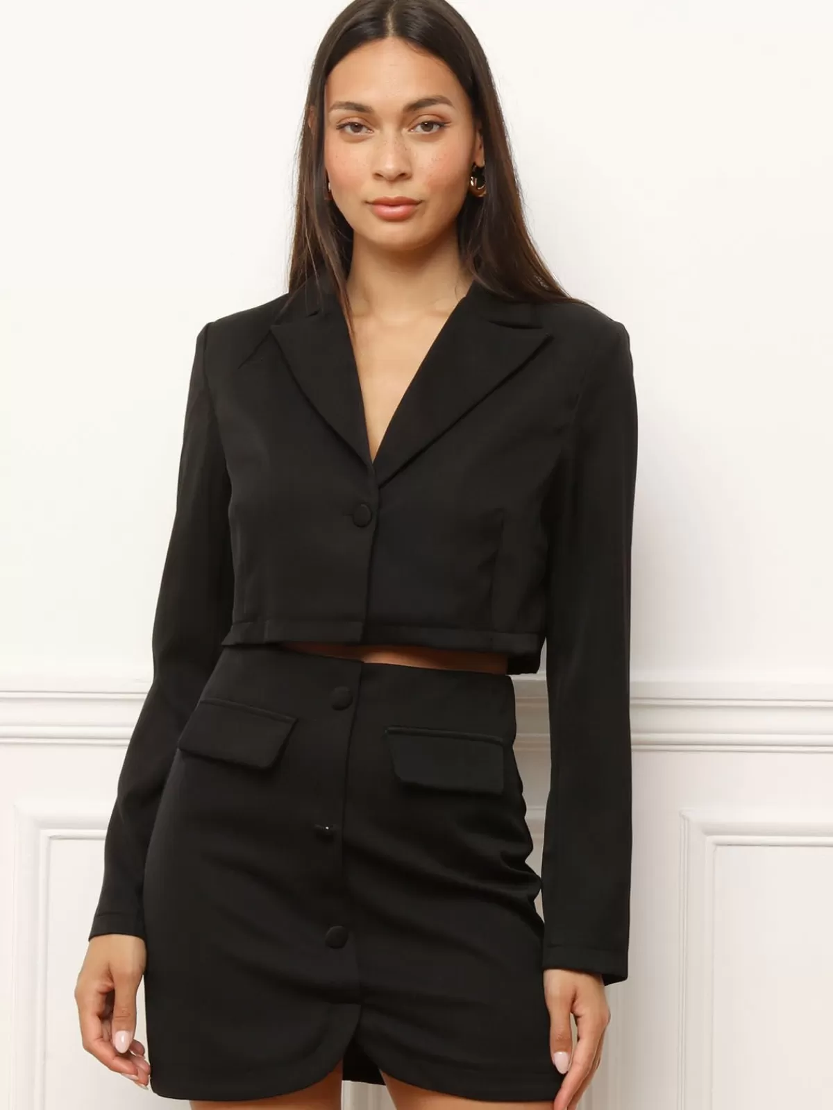 La Modeuse Best Sellers De La Modeuse | Business Collection*Blazer court avec col à revers