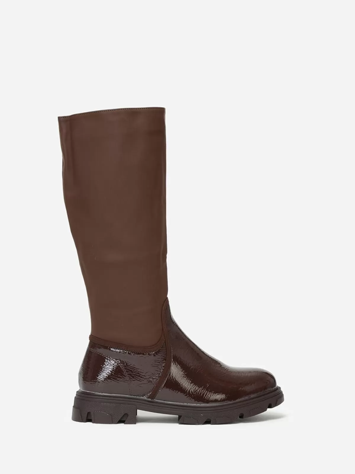 La Modeuse Grandes Tailles (41-44) | Bottes, Cuissardes*Bottes bi-matières crantées grandes tailles