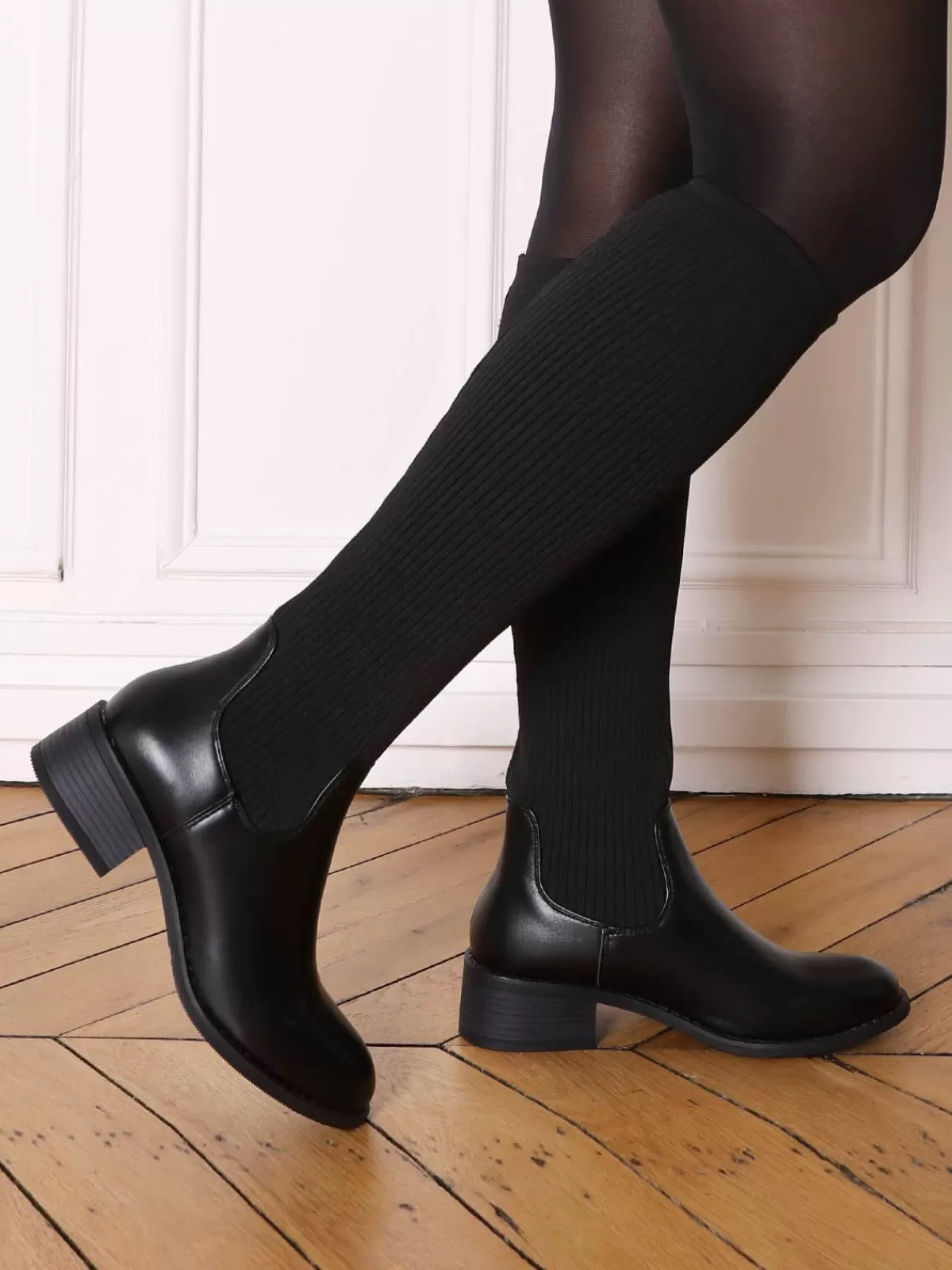 La Modeuse Best Sellers De La Modeuse | Bottes, Cuissardes*Bottes en simili effet chaussettes