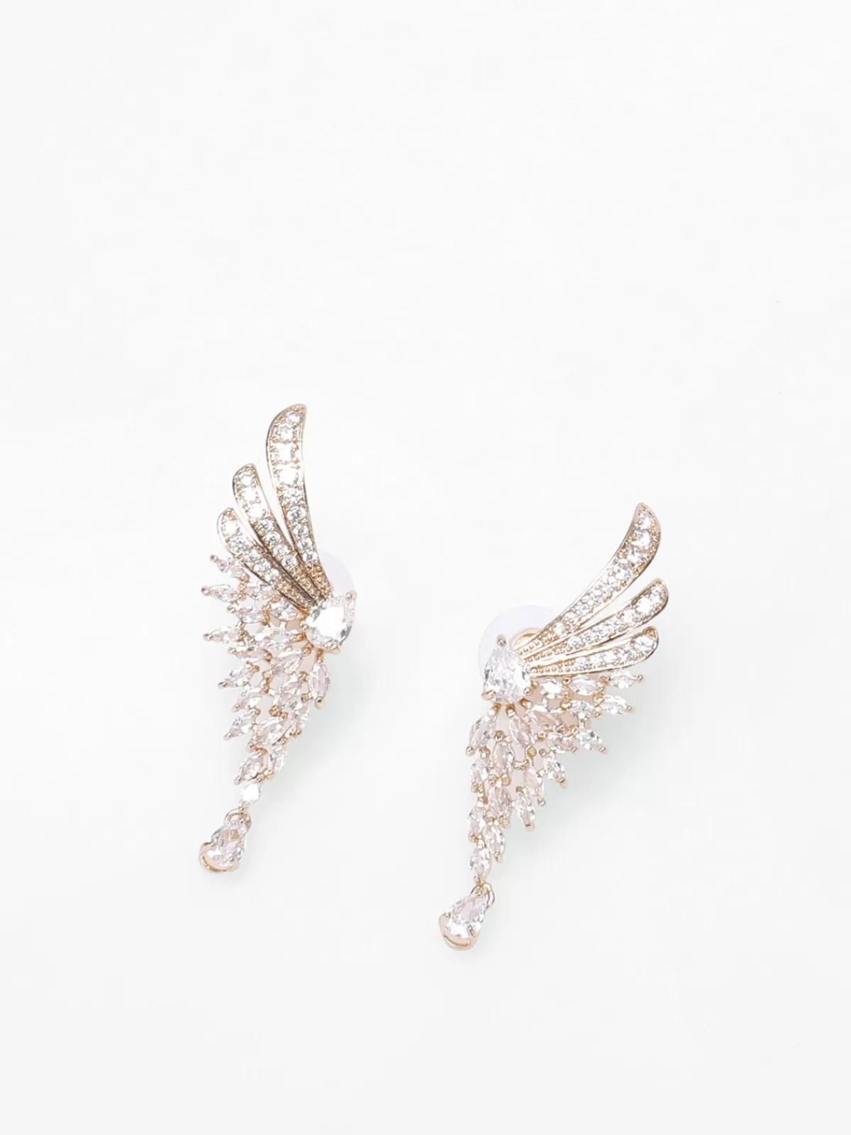 La Modeuse Boucles D’oreilles | Collection Cérémonies*Boucles d'oreilles ailes d'ange à strass