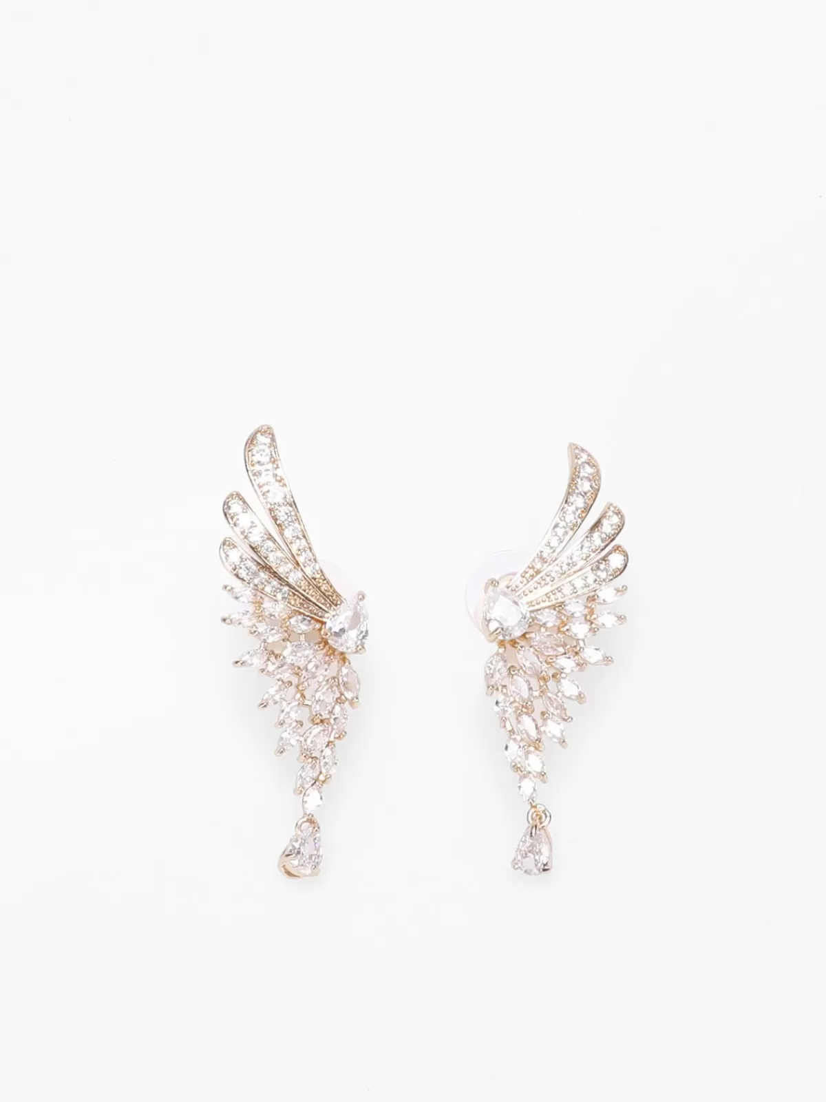 La Modeuse Boucles D’oreilles | Collection Cérémonies*Boucles d'oreilles ailes d'ange à strass