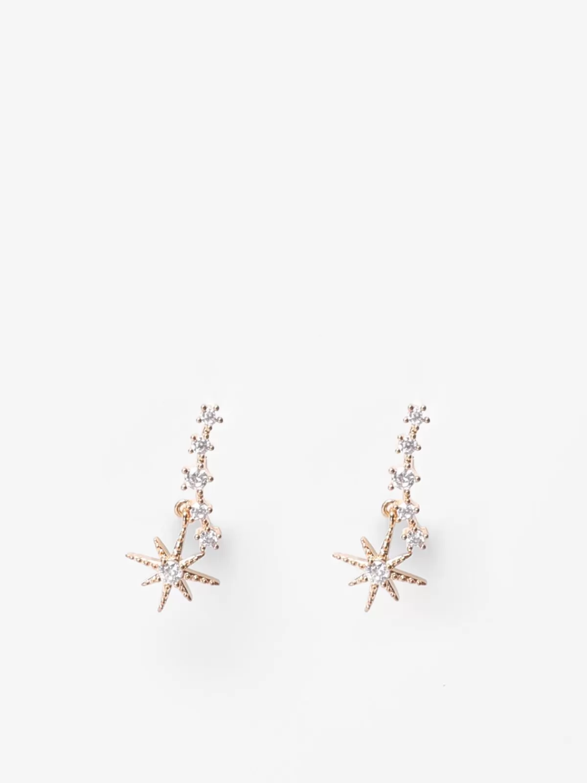 La Modeuse Boucles D’oreilles*Boucles d'oreilles avec pendentif étoile à strass