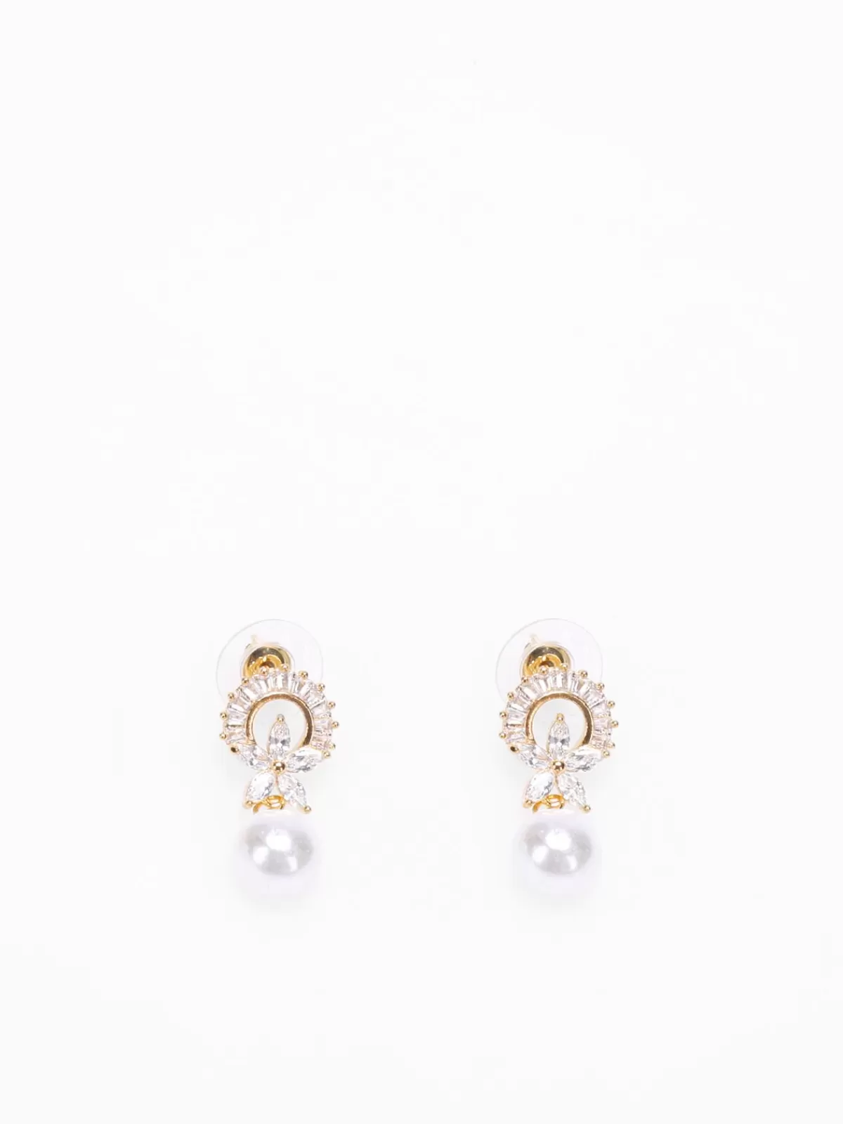 La Modeuse Boucles D’oreilles | Collection Cérémonies*Boucles d'oreilles pendantes à perles et strass