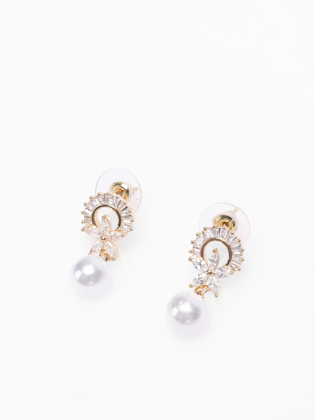 La Modeuse Boucles D’oreilles | Collection Cérémonies*Boucles d'oreilles pendantes à perles et strass