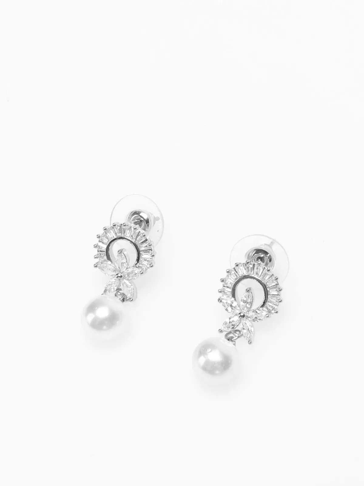 La Modeuse Boucles D’oreilles | Collection Cérémonies*Boucles d'oreilles pendantes à perles et strass