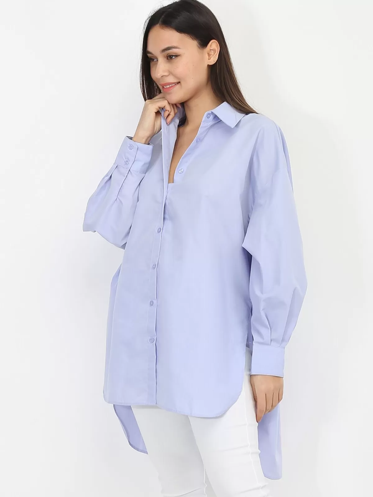 La Modeuse Business Collection*Chemise asymétrique ample