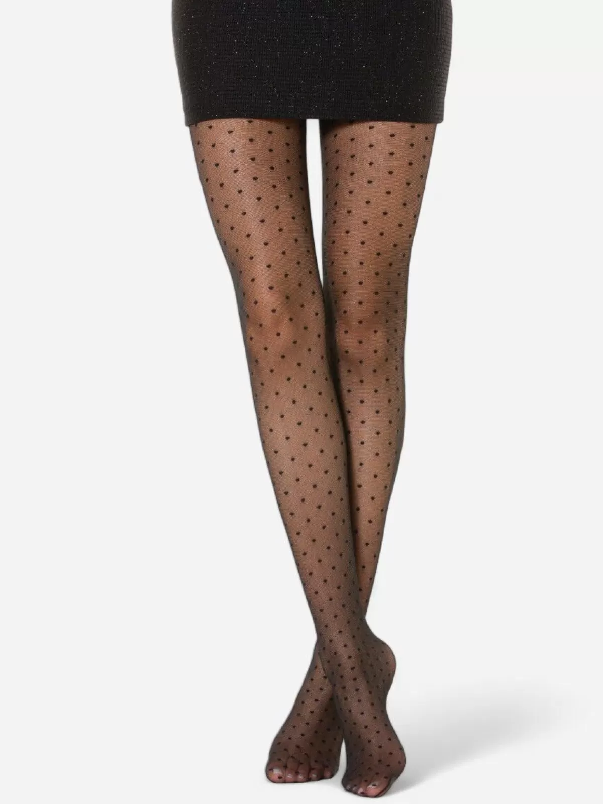 La Modeuse Bas, Collants*Collants à pois réguliers