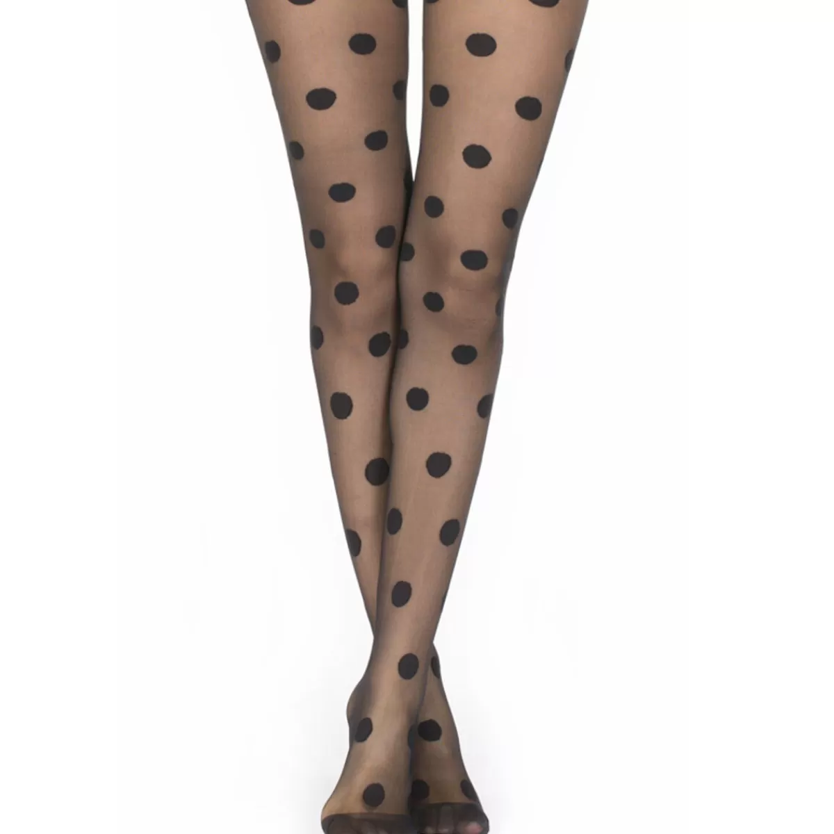 La Modeuse Bas, Collants*Collants semi-opaques à pois