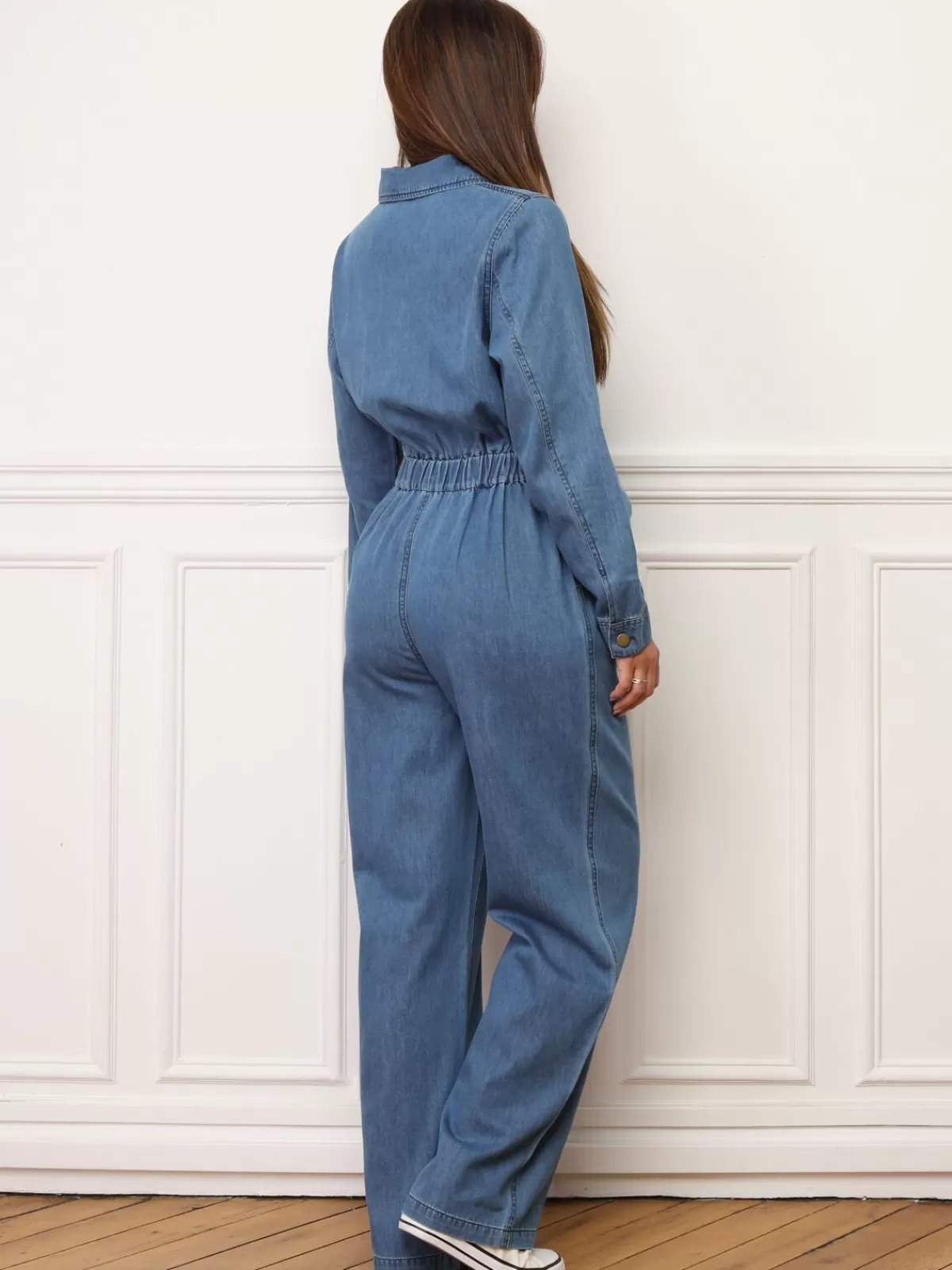 La Modeuse Combinaisons*Combinaison en denim à zip