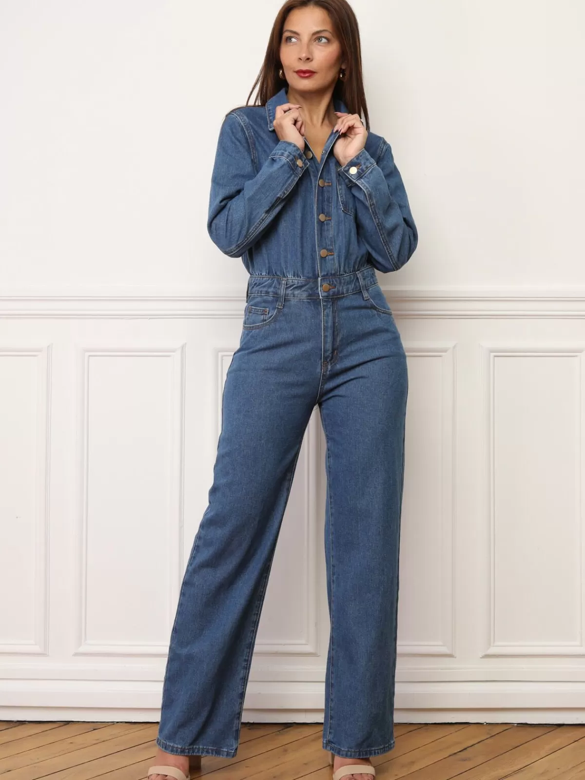 La Modeuse Combinaisons*Combinaison style utilitaire en denim