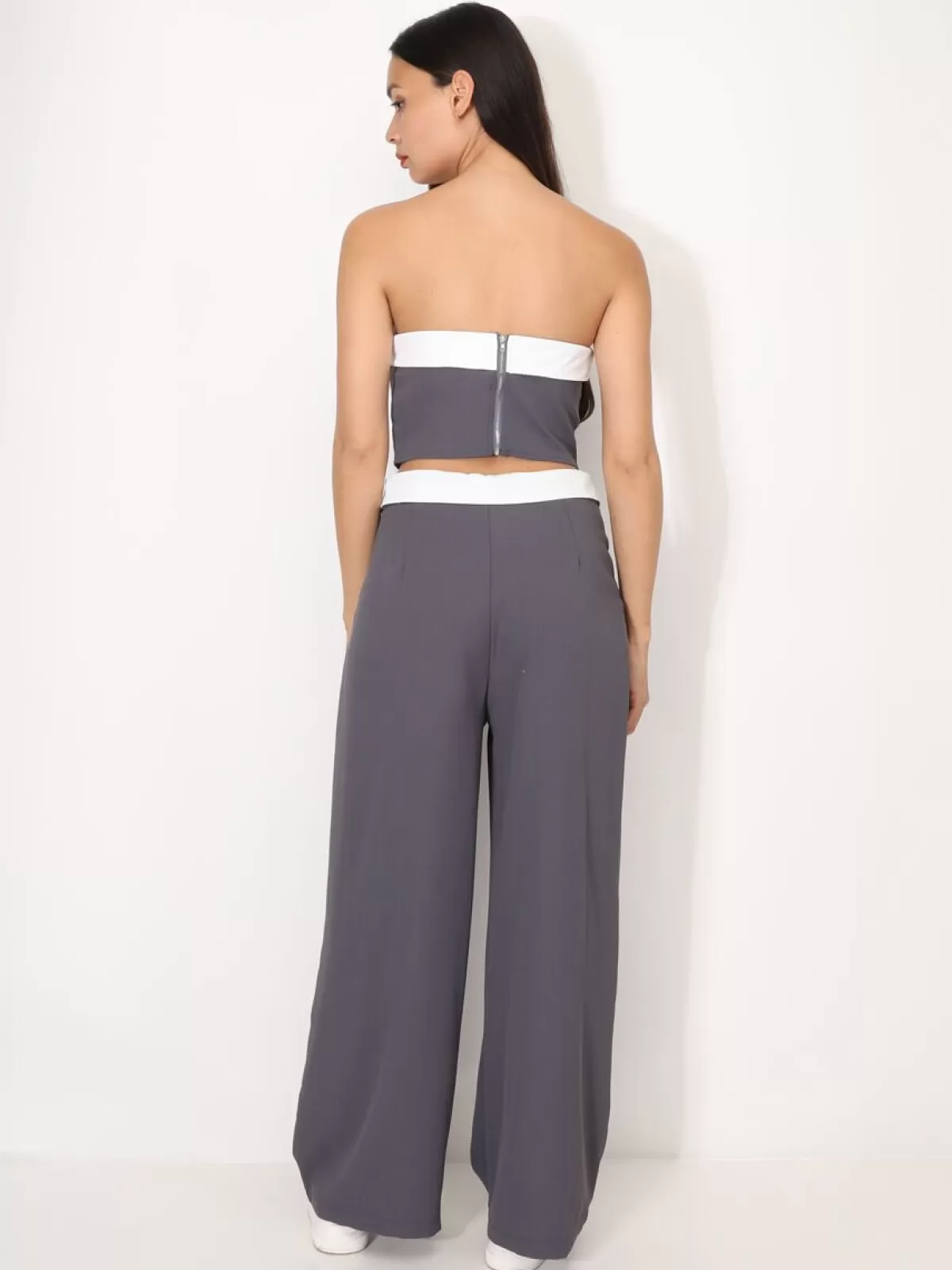 La Modeuse Best Sellers De La Modeuse | Business Collection*Ensemble bustier et pantalon à revers