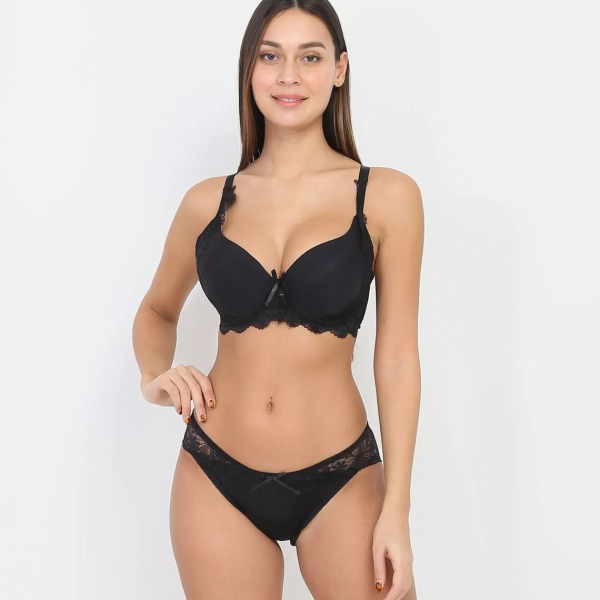 La Modeuse Culottes, Strings | Soutiens-gorges*Ensemble lingerie  bi-matières