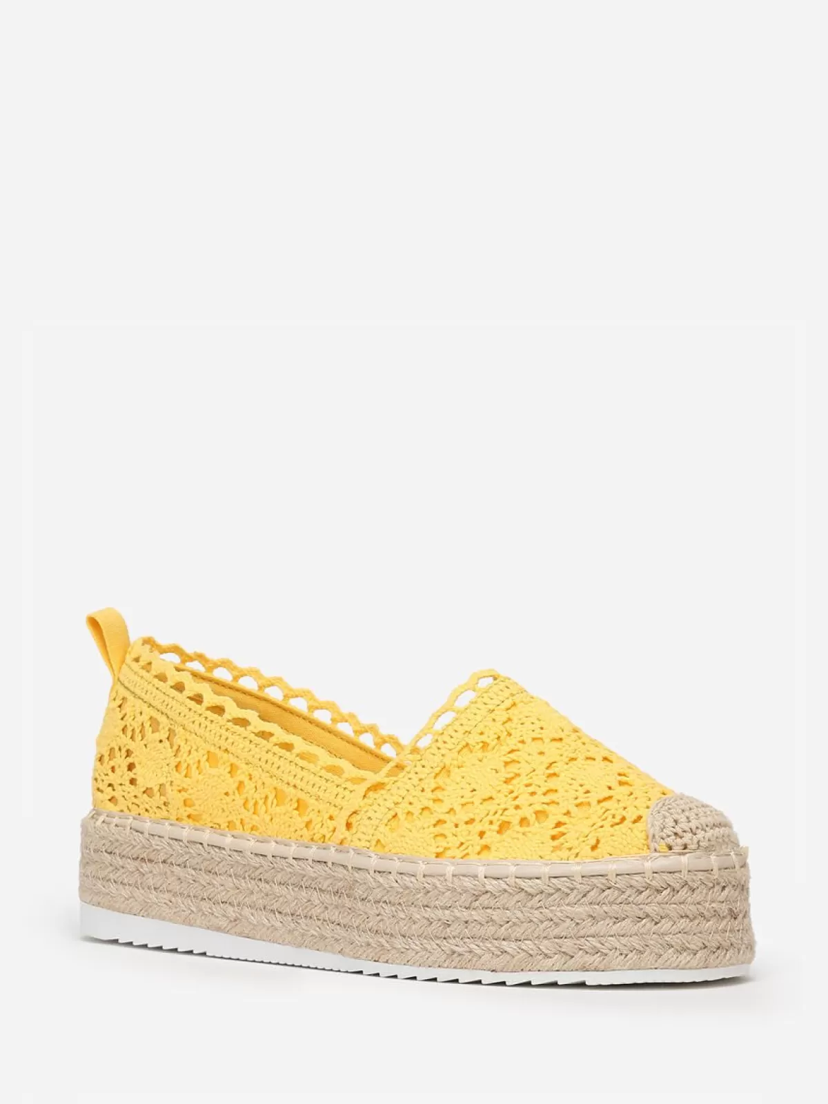 La Modeuse Compensées | Espadrilles*Espadrilles à plateforme en crochet