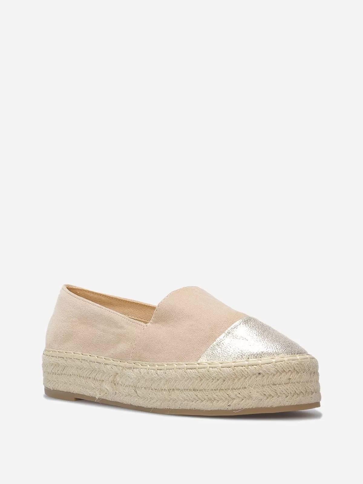 La Modeuse Compensées | Espadrilles*Espadrilles bi-matières à plateforme