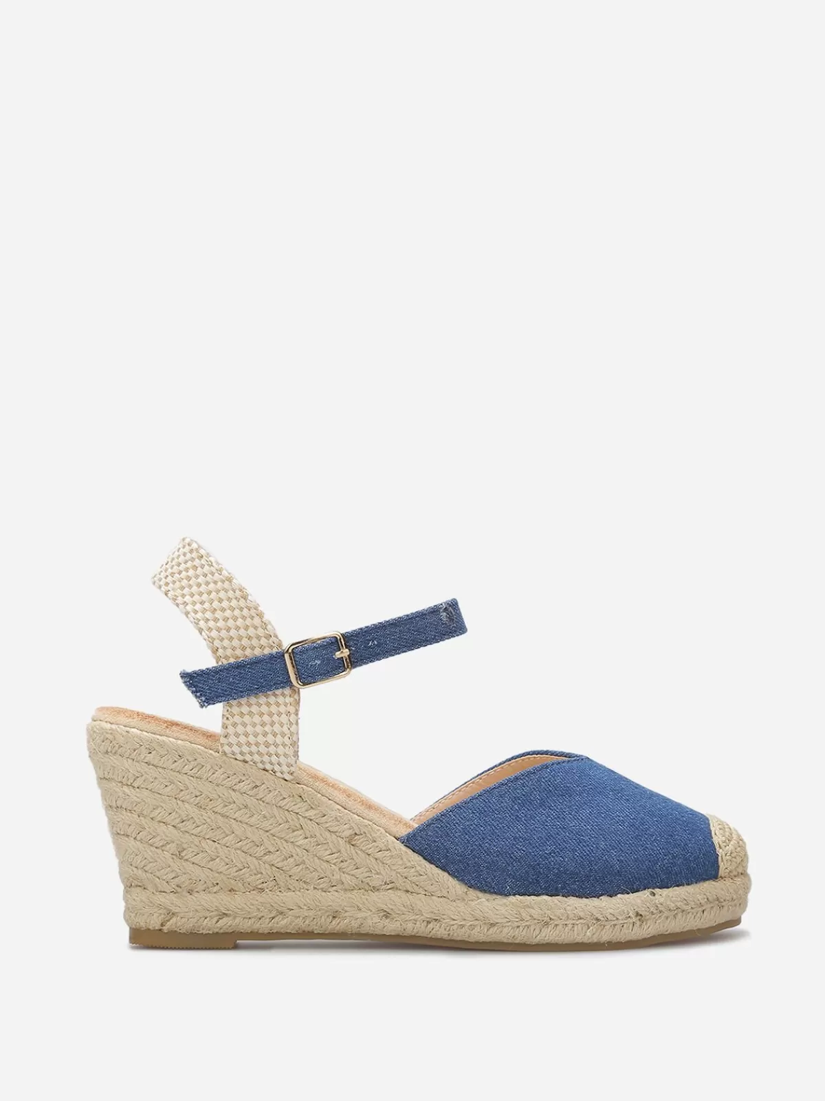 La Modeuse Compensées | Espadrilles*Espadrilles compensées en denim