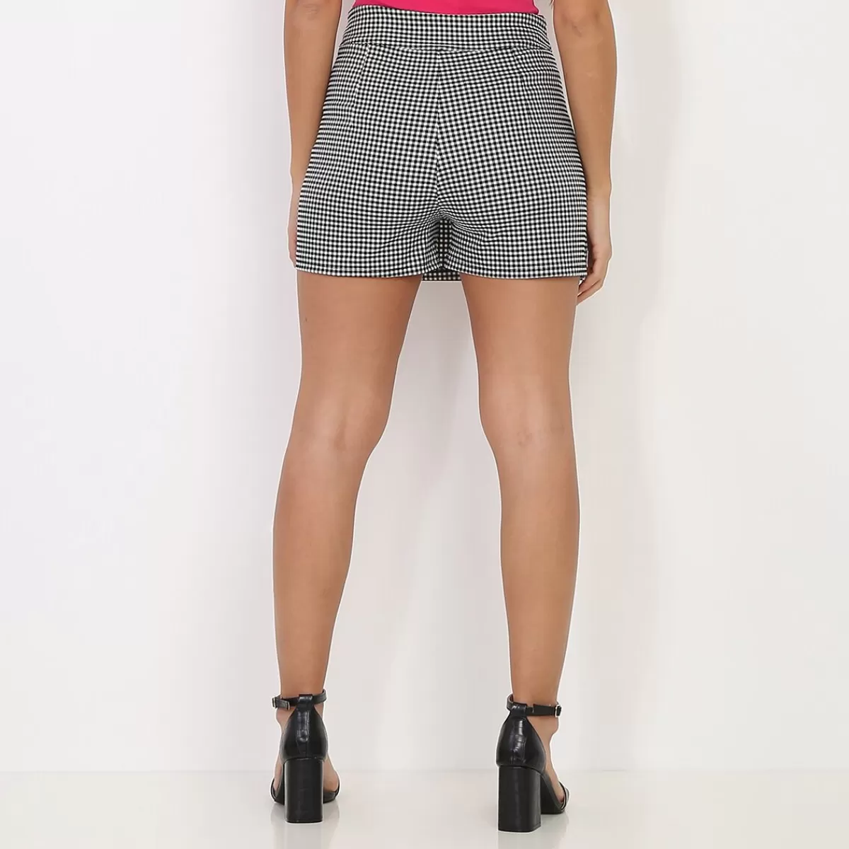 La Modeuse Shorts | Jupes*Jupe short fendue à motif vichy