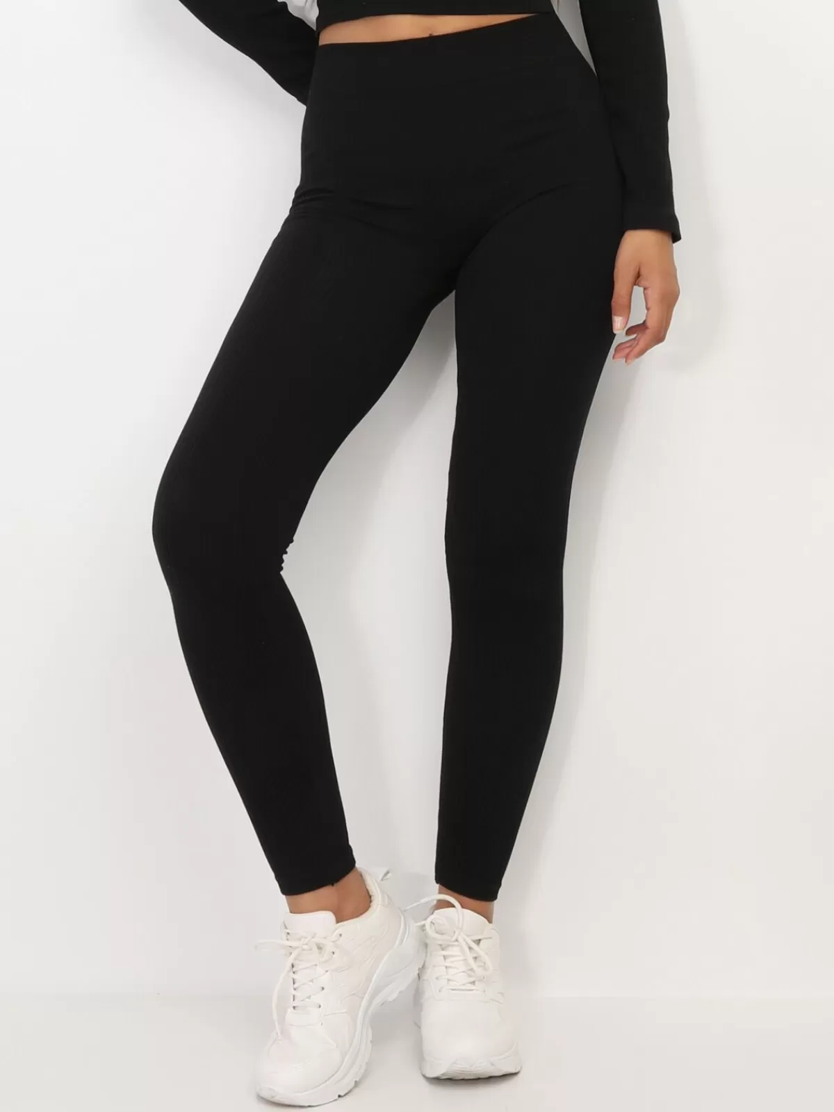 La Modeuse Sport | Les Basiques*Legging côtelé basique