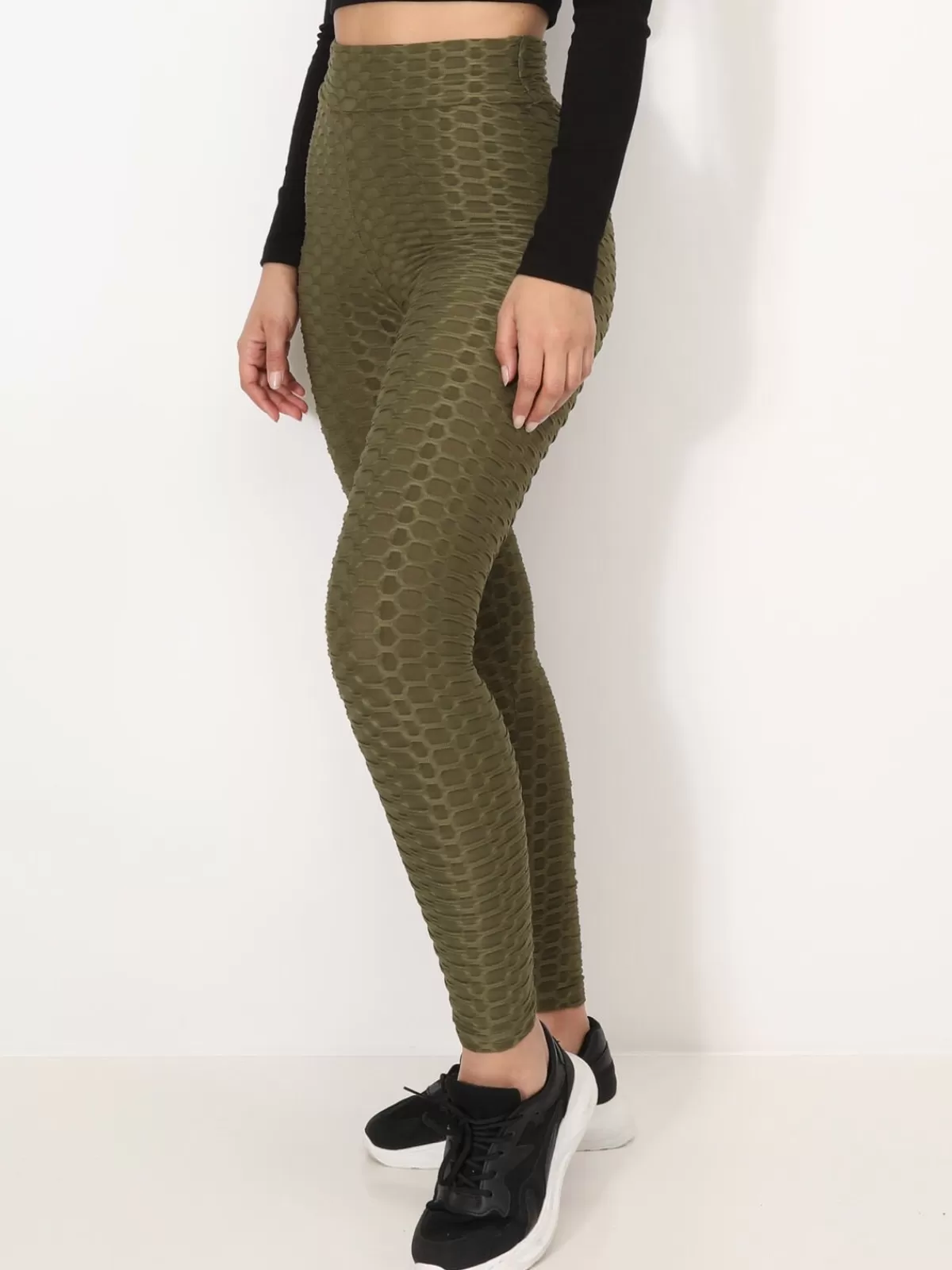 La Modeuse Sport*Legging texturé effet push-up