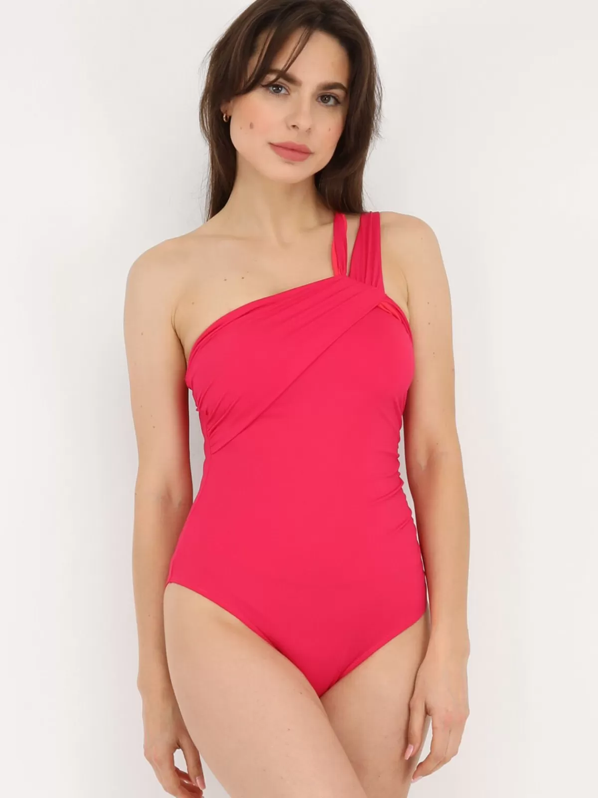 La Modeuse Maillots De Bain | Grandes Tailles (44 Et +)*Maillot 1 pièce asymétrique torsadé