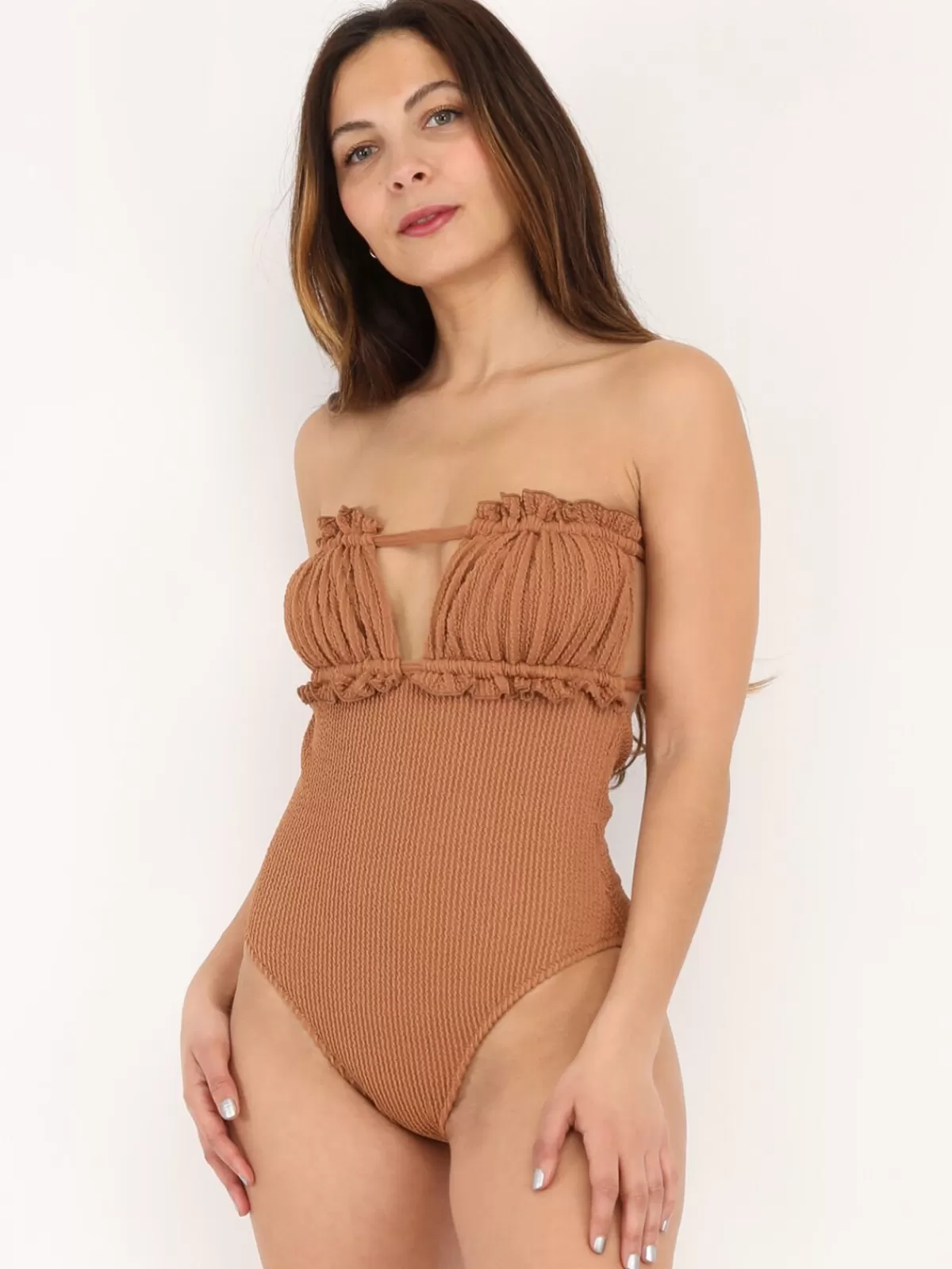 La Modeuse Maillots De Bain*Maillot de bain 1 pièce texturé