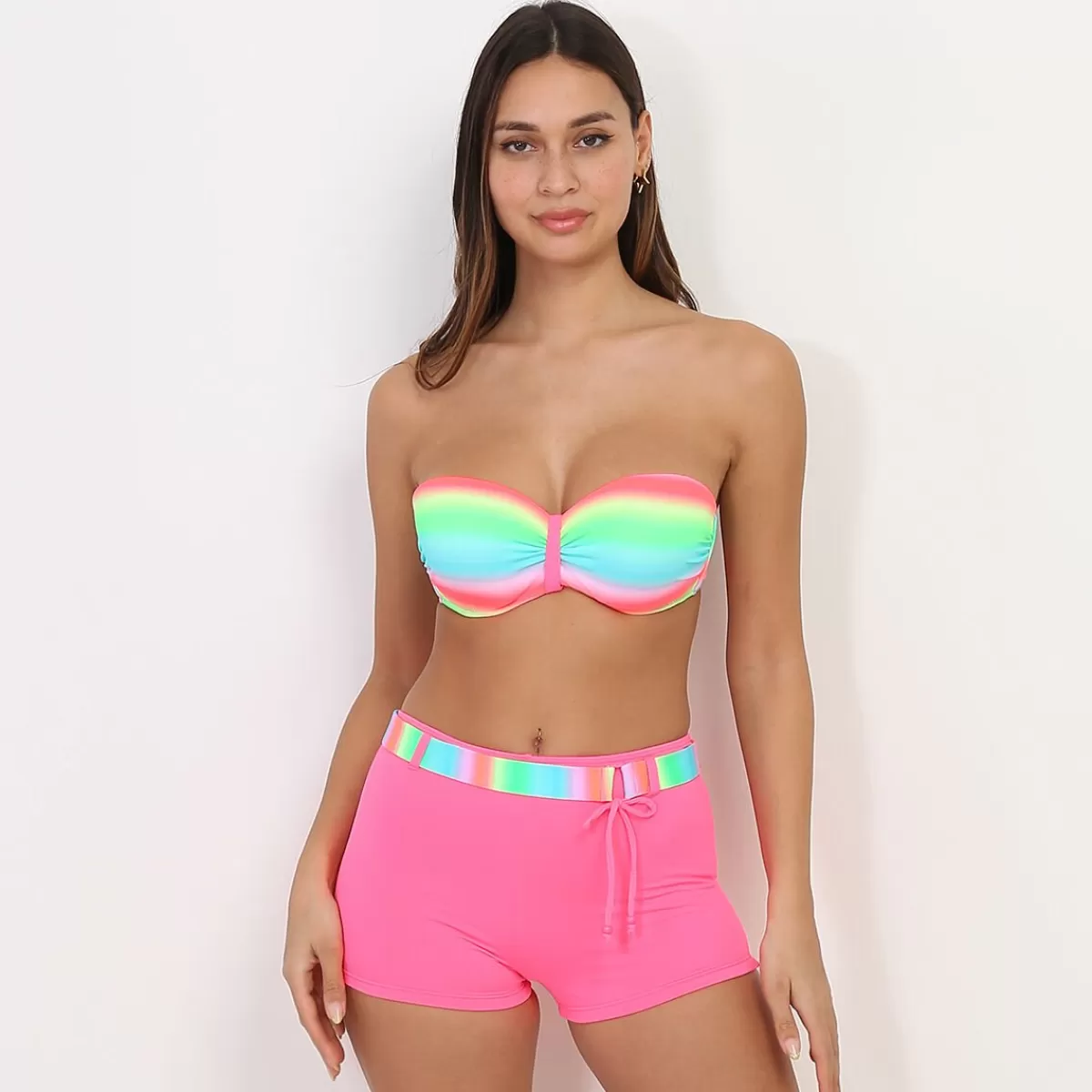 La Modeuse Maillots De Bain*Maillot de bain 2 pièces  avec shorty