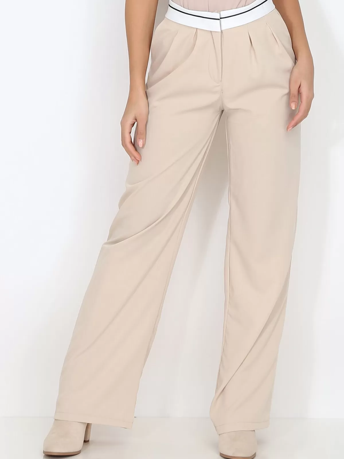 La Modeuse Business Collection*Pantalon ample style dad