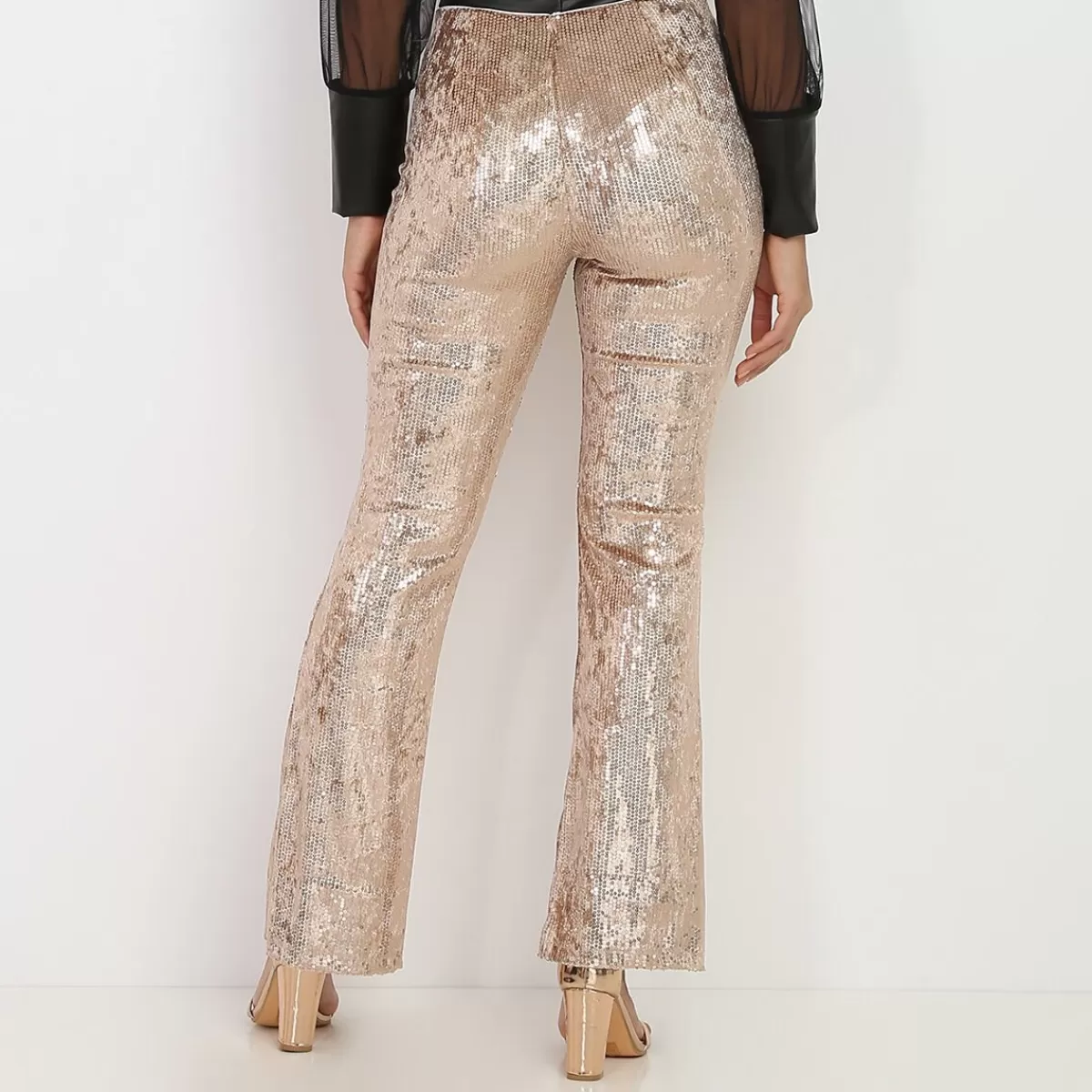 La Modeuse Grandes Tailles (44 Et +) | Ensembles*Pantalon flare à sequins