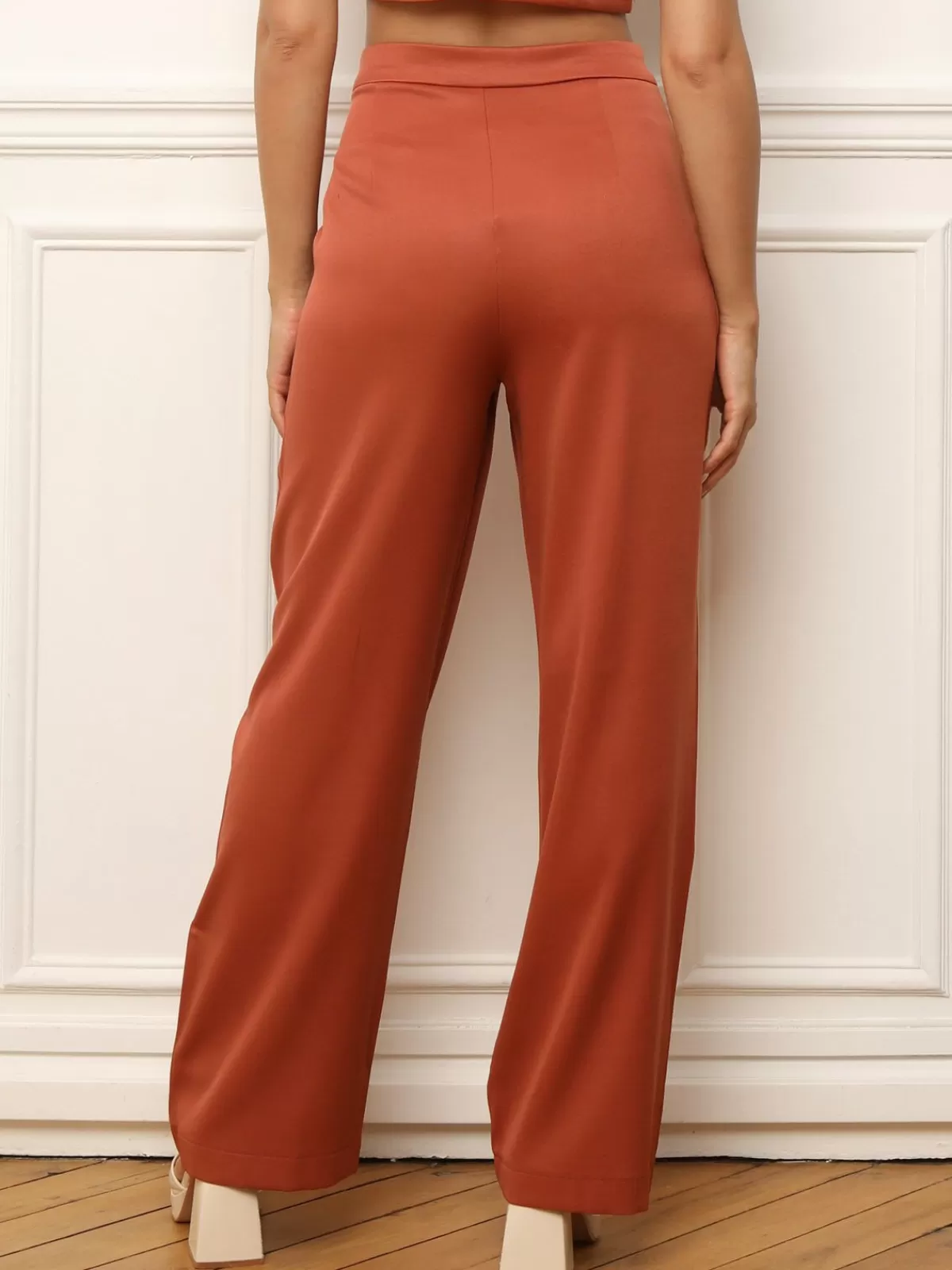 La Modeuse Best Sellers De La Modeuse | Business Collection*Pantalon large à taille haute