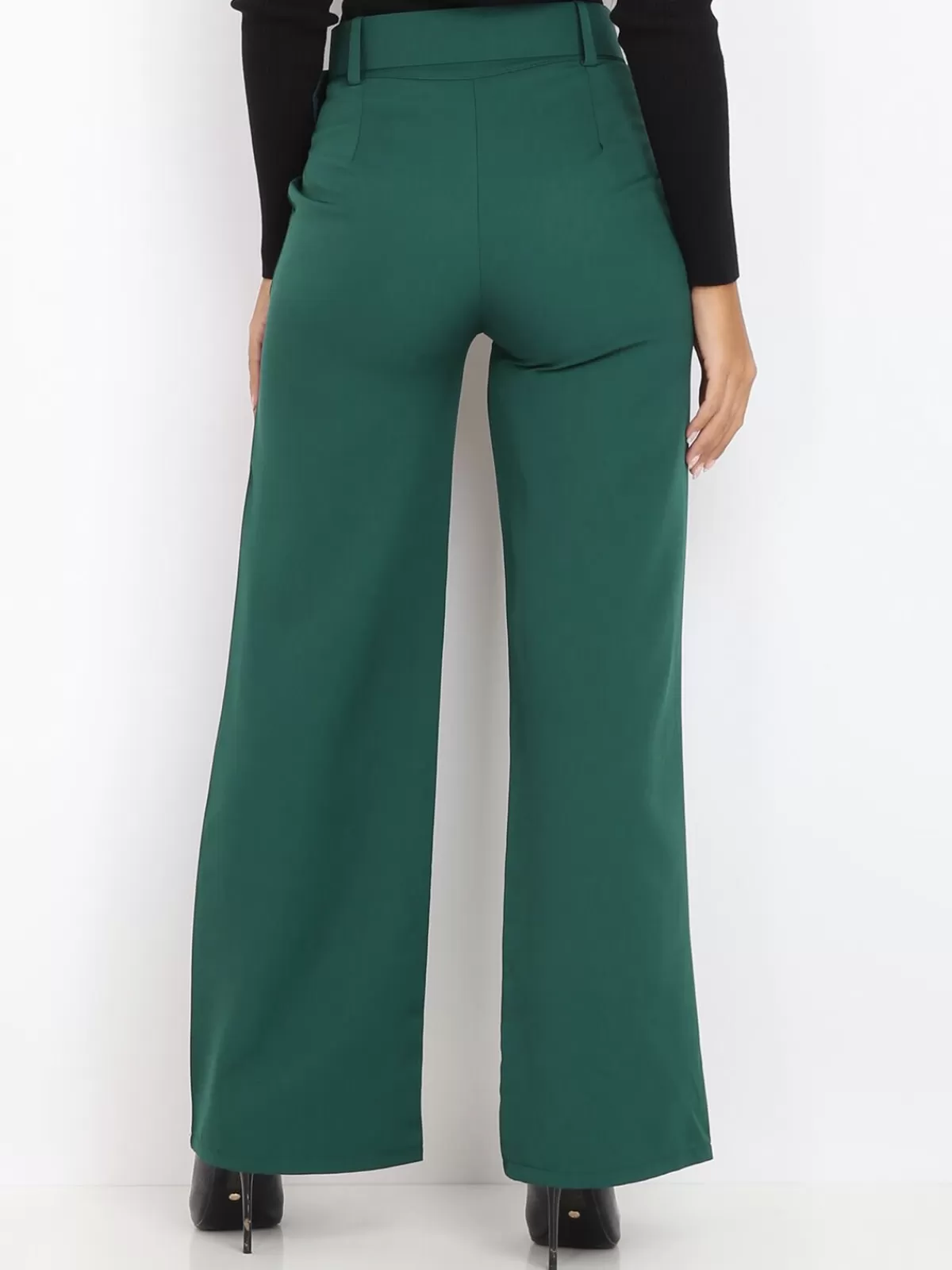 La Modeuse Business Collection*Pantalon large ceinturé