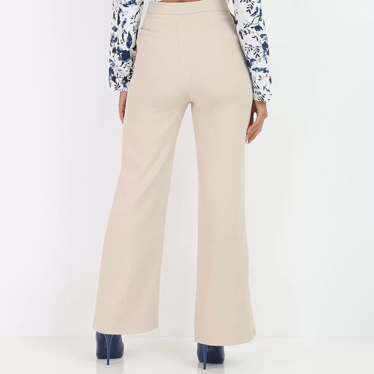 La Modeuse Business Collection*Pantalon palazzo à taille haute