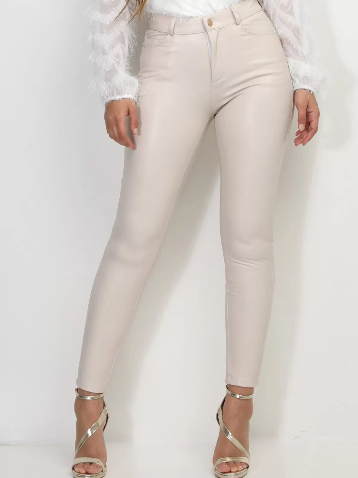 La Modeuse Les Basiques*Pantalon skinny en simili