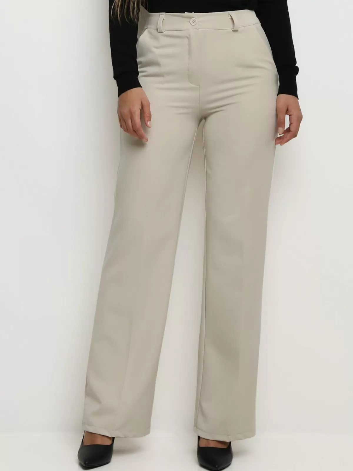 La Modeuse Business Collection*Pantalon tailleur wide leg