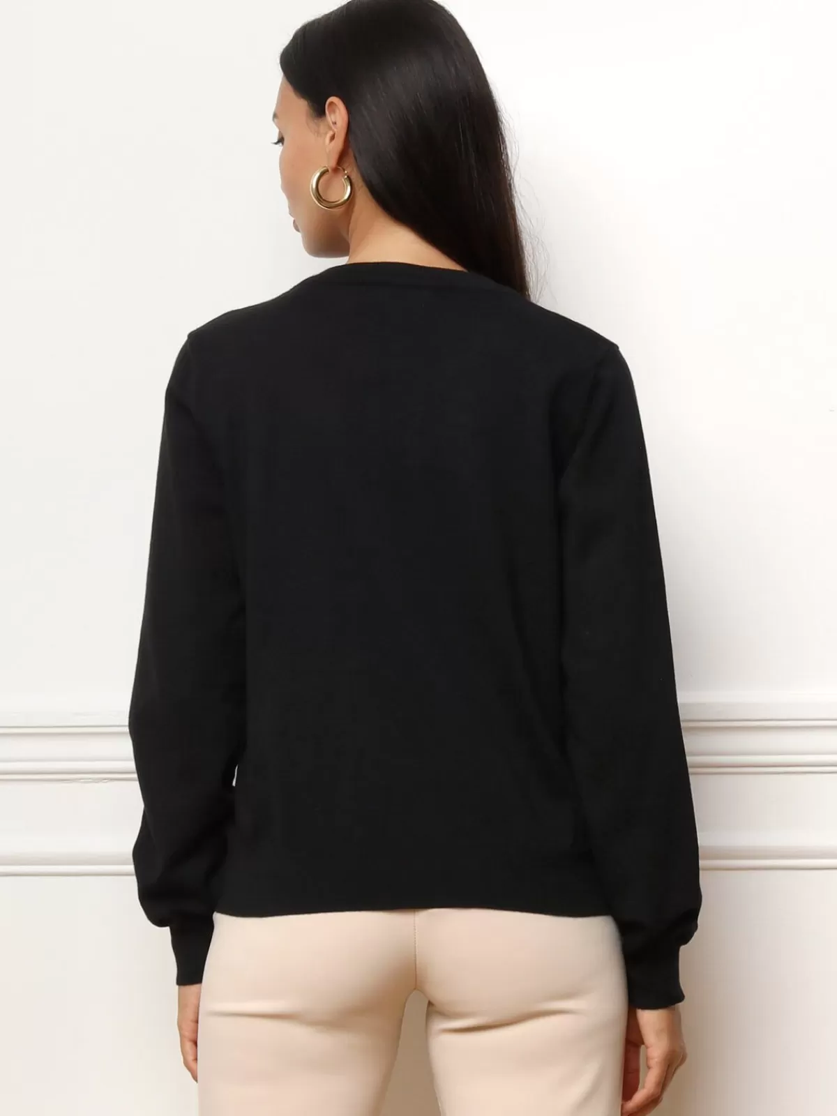 La Modeuse Pulls*Pull à petits n艙uds satinés