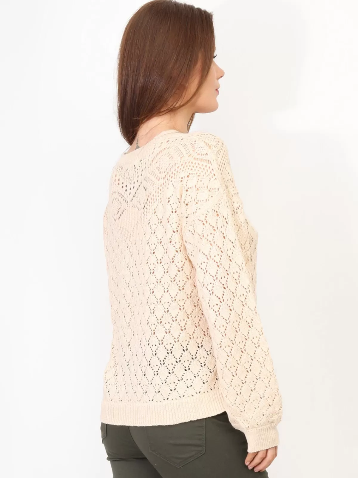 La Modeuse Pulls*Pull en crochet ajouré