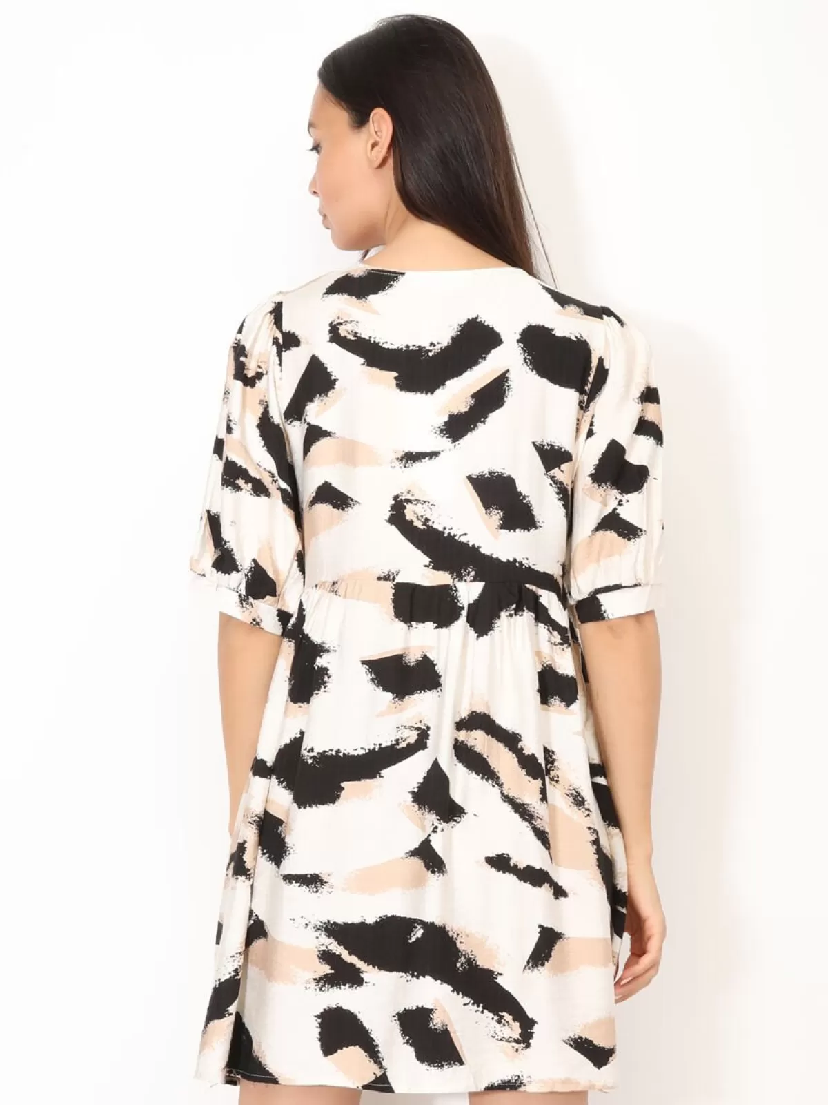 La Modeuse FASHION MATERNITY*Robe à motif tacheté et N艙uds