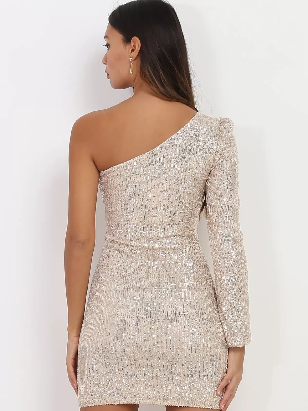 La Modeuse Robes | Robes De Soirée*Robe asymétrique à sequins