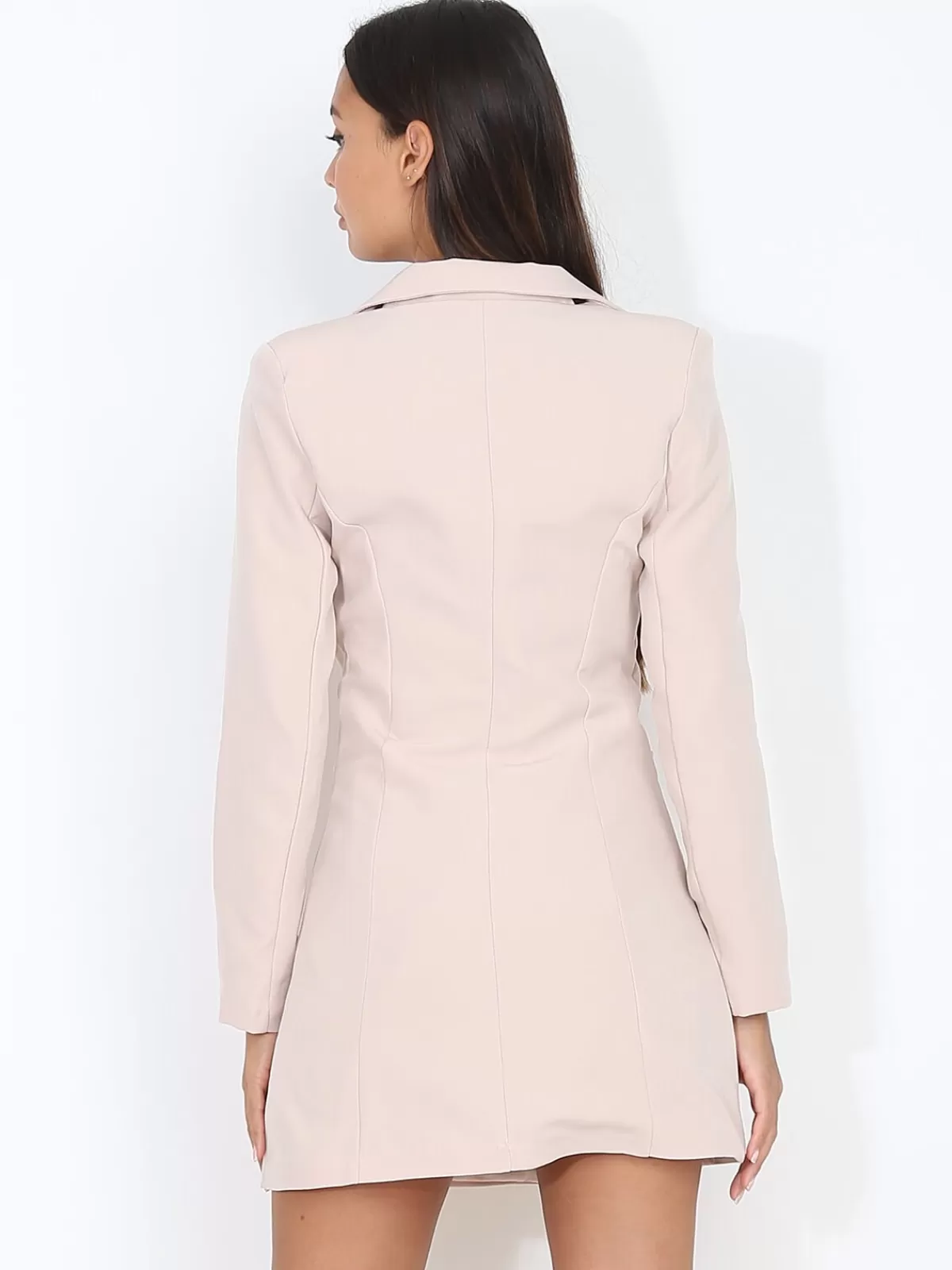 La Modeuse Business Collection | Grandes Tailles (44 Et +)*Robe blazer cintrée et boutonnée