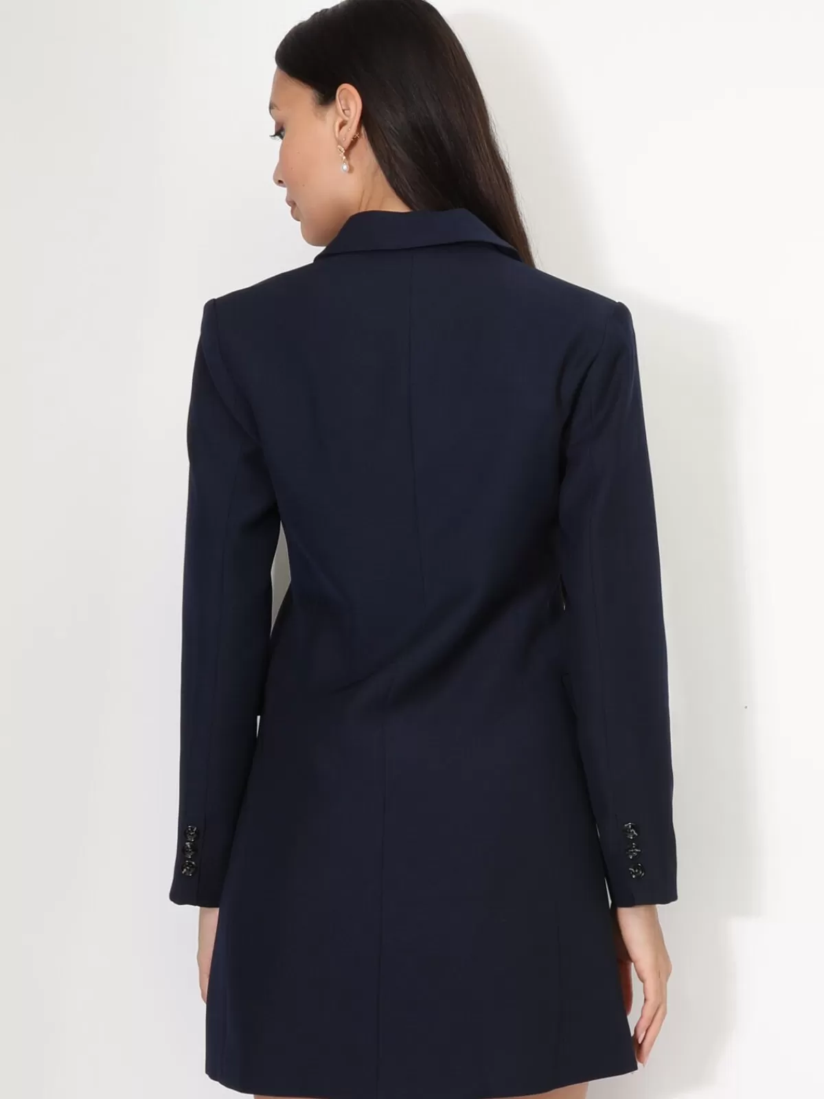 La Modeuse Business Collection | Grandes Tailles (44 Et +)*Robe blazer droite à boutons