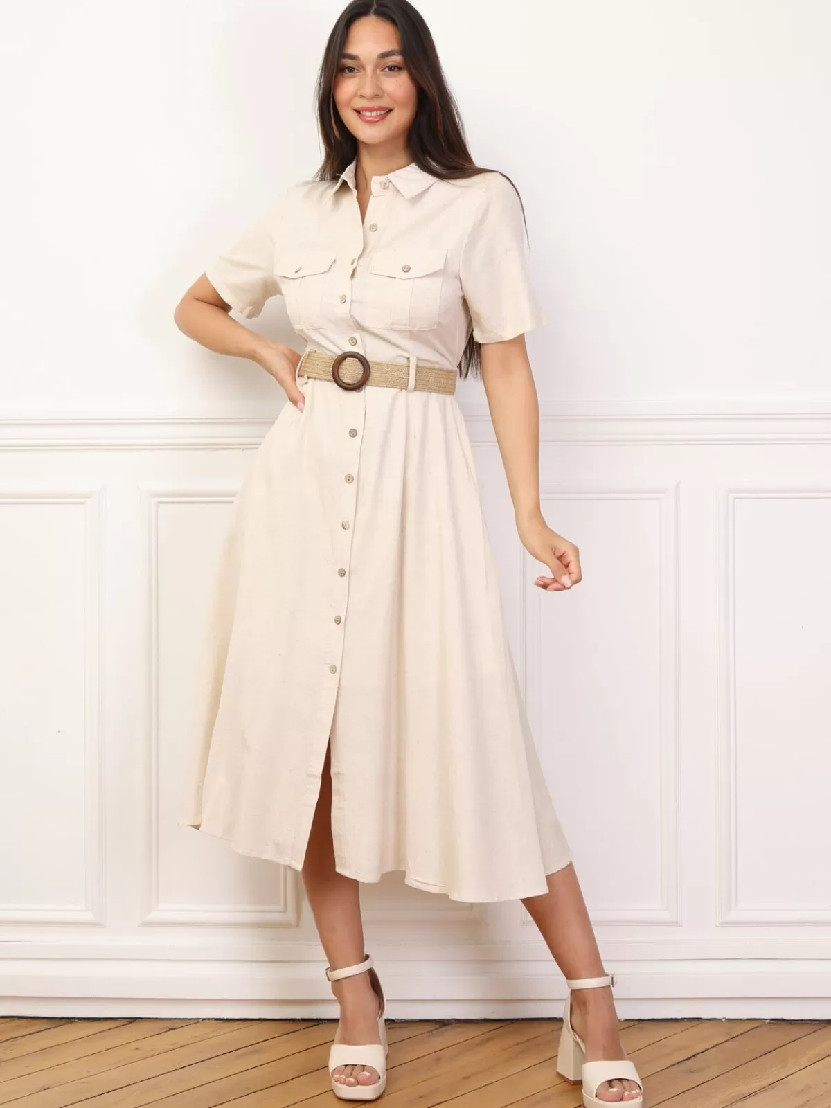 La Modeuse Robes | Robes Chemises*Robe chemise style utilitaire