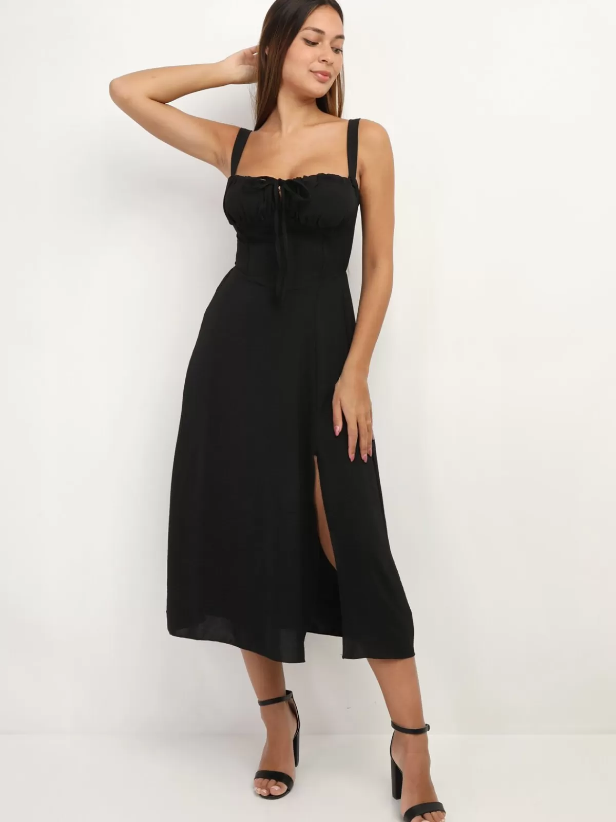 La Modeuse Best Sellers De La Modeuse | FASHION MATERNITY*Robe corset mi-longue à fente