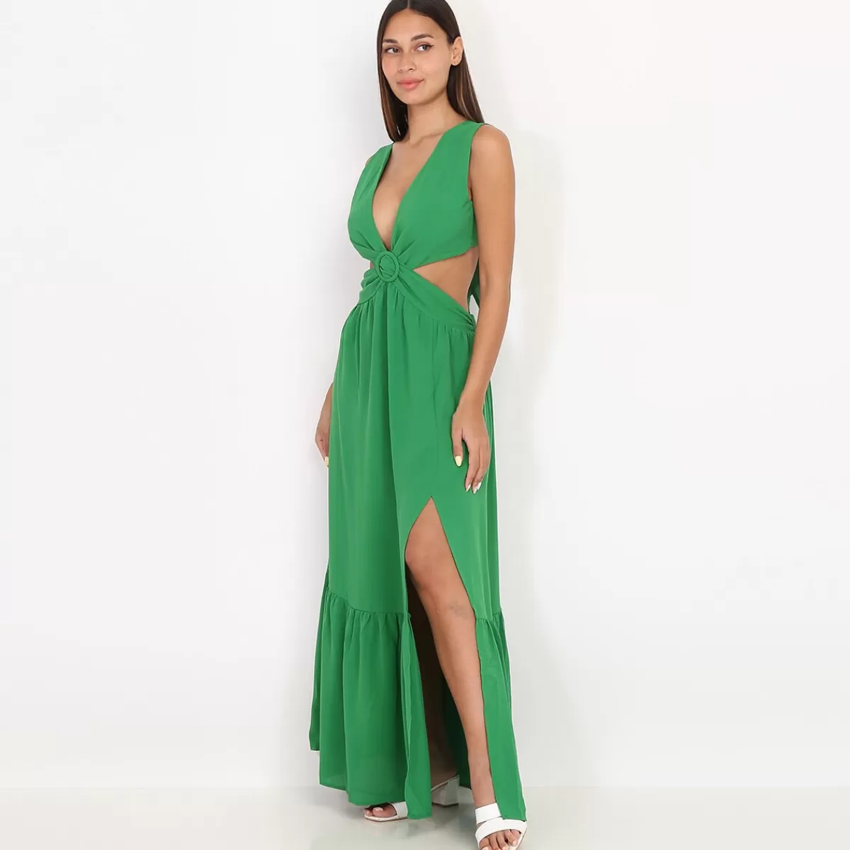 La Modeuse FASHION MATERNITY*Robe longue cut out à fente