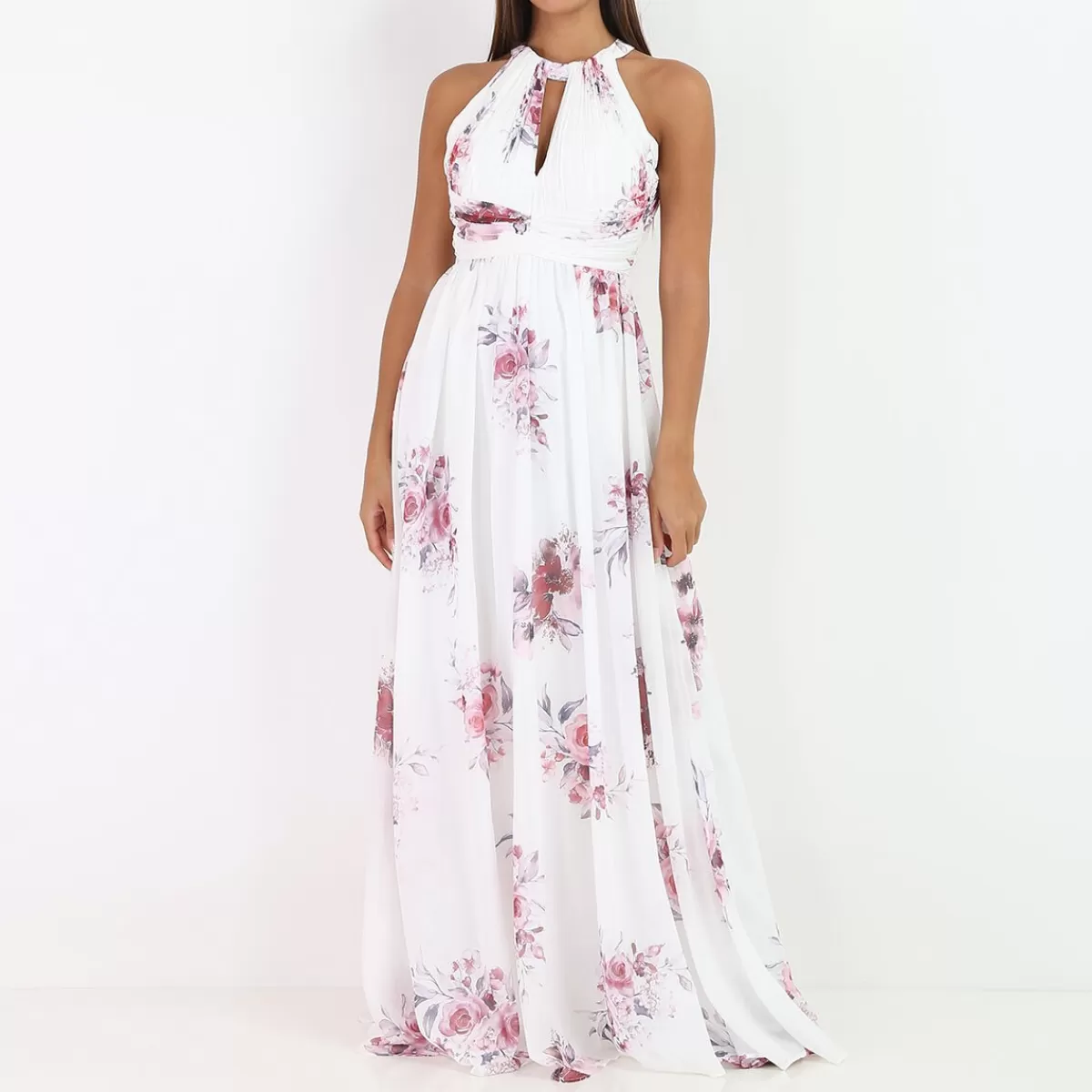 La Modeuse Collection Cérémonies | FASHION MATERNITY*Robe longue dos nu à fleurs