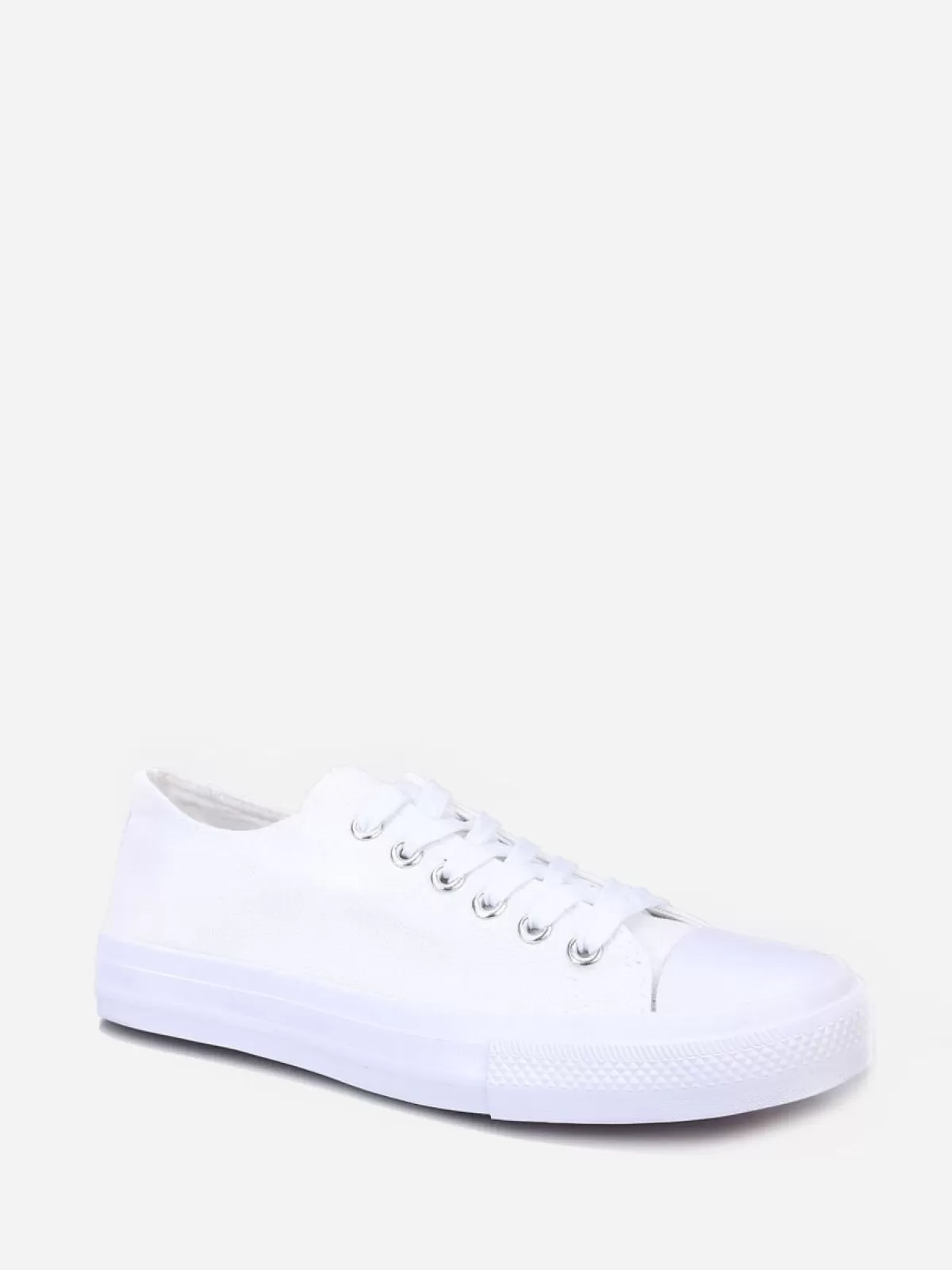 La Modeuse Baskets, Slip-on*Tennis basses  unies en toile