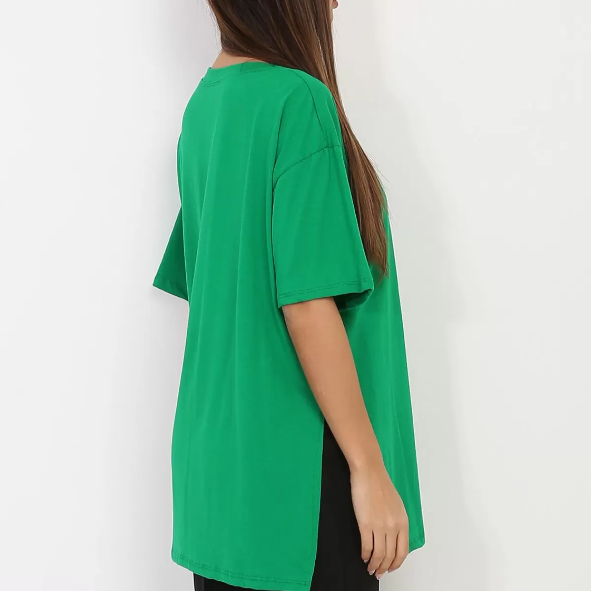 La Modeuse Les Basiques | Tops, T-shirts*T-shirt oversize fendu sur les côtés