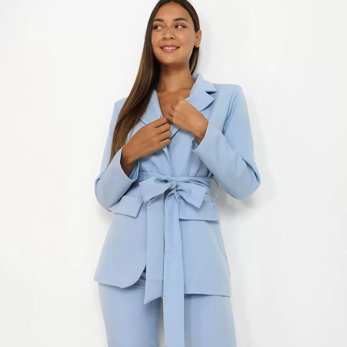 La Modeuse Business Collection | Grandes Tailles (44 Et +)*Veste blazer à nouer