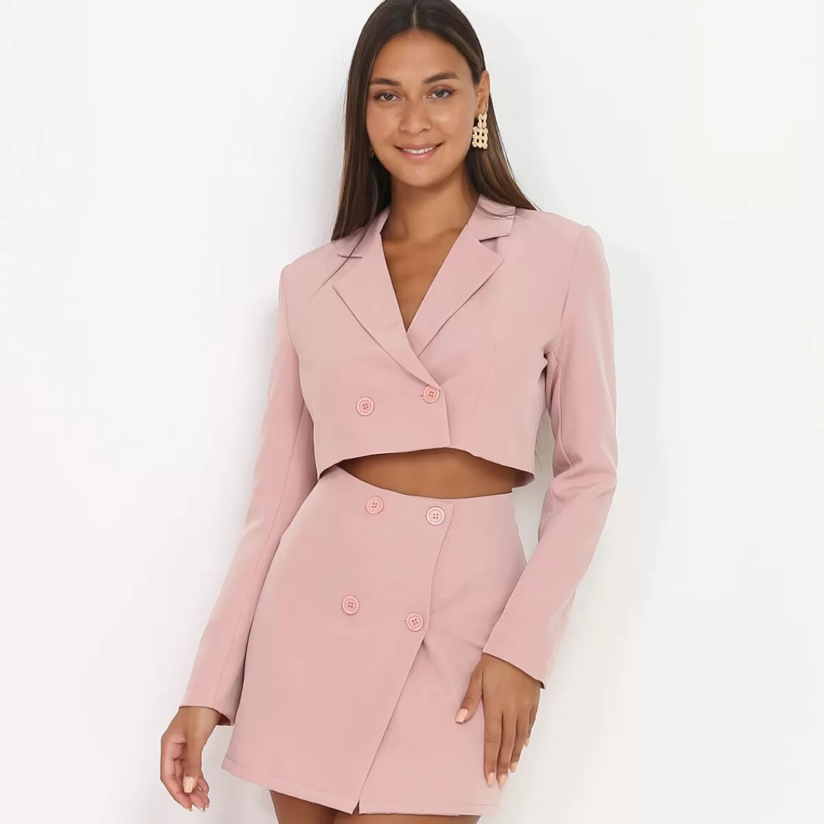 La Modeuse Business Collection | Grandes Tailles (44 Et +)*Veste blazer cropped